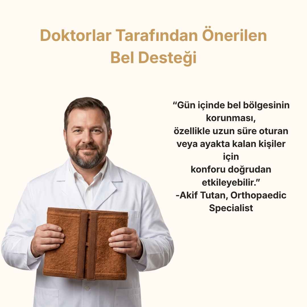 Deve Tüyü Yün Bel Korsesi