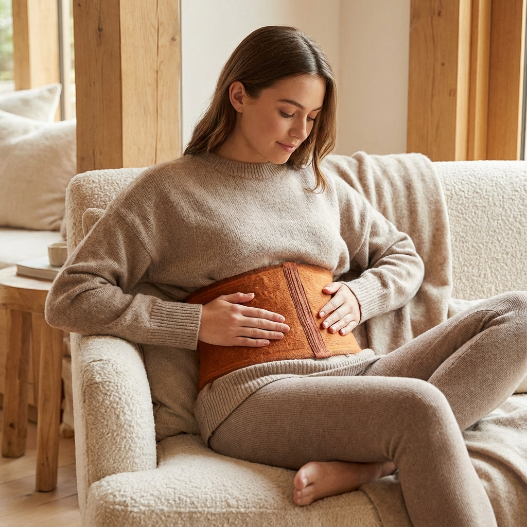 Deve Tüyü Yün Bel Korsesi